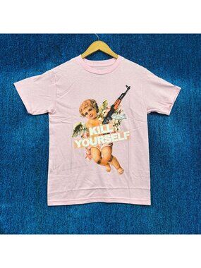 G59 Records x The Suicideboys Rap Pink T-Shirt Size Small